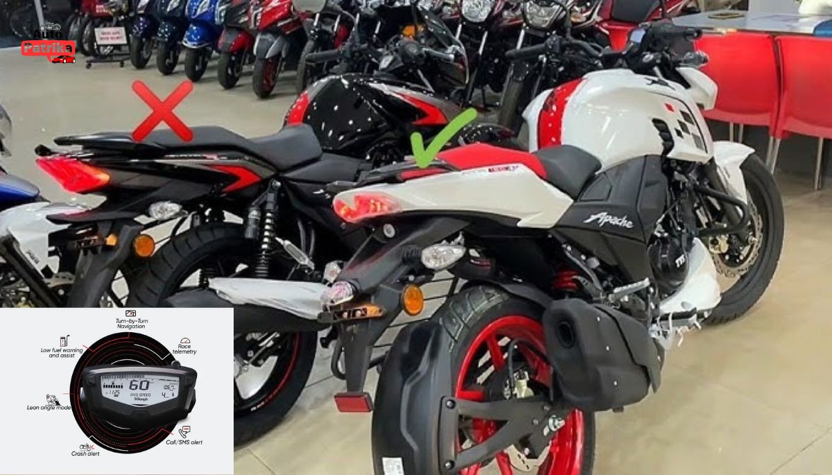 TVS Apache RTR 160 4V 2024 अपडेट के बहार जाने क्या क्या हुआ चेंज सिर्फ 1.24 लाख मे सबकुछ