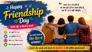 Friendship Day 2026 Wishes: फ्रेंडशिप डे पर दोस्तों को भेजें दिल छू लेने वाली शुभकामनाएं, मैसेज और कोट्स