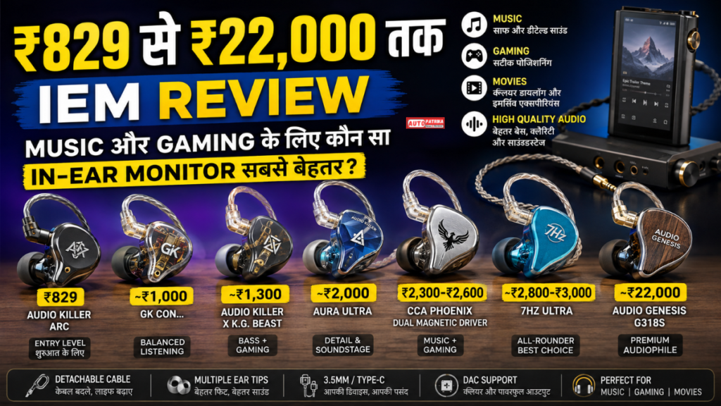 Best IEM Under 3000: ₹829 वाला IEM या ₹22,000 वाला? हमने दोनों सुने, जानिए असली फर्क