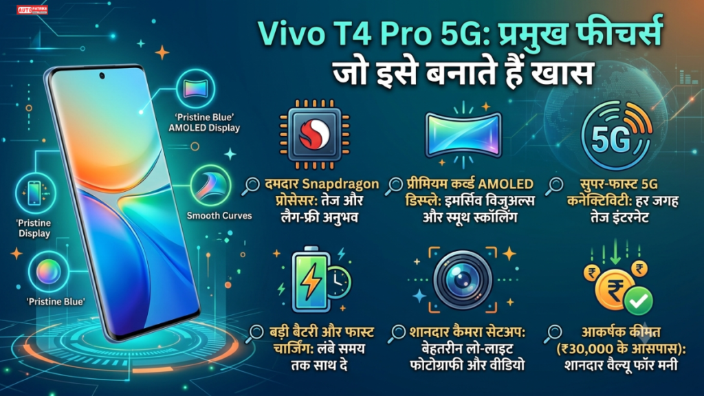 Vivo T4 Pro 5G Price in India: 6500mAh Battery और 50MP Camera के साथ कीमत देखें