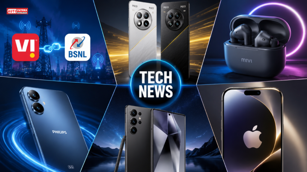 Tech News Today: Vi-BSNL की बड़ी खबर से POCO F9 और iPhone 20 तक, टेक की दुनिया में मचा बवाल! जानिए आज की 5 बड़ी खबरें