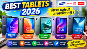 Best Tablets 2026: ₹10,000 से ₹30,000 तक के 7 सबसे अच्छे Tablet, देखें Price और Features