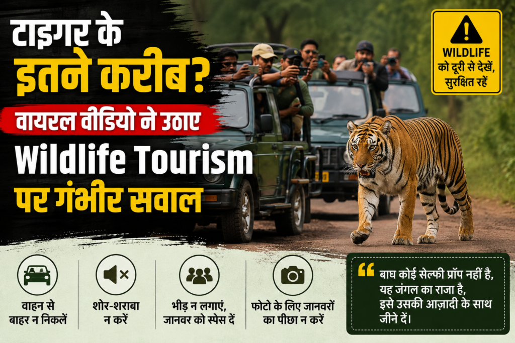 Viral Videos: टाइगर के इतने करीब पहुंचना पड़ा भारी? वायरल वीडियो ने उठाए Wildlife Tourism पर गंभीर सवाल