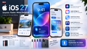 iOS 27 Released: New Features, Siri AI, Supported iPhones & Update