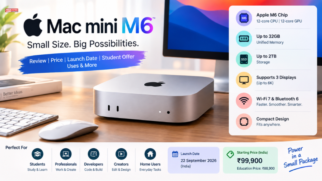 Mac mini M6 Review: Price in India, Launch Date, Student Offer, Uses and M5 Pro Comparison