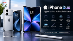 iPhone Duo: Apple’s First Foldable iPhone,Price, Release Date, Specs and Features