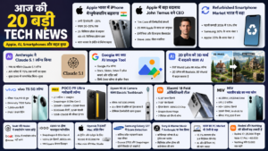 Today Tech News, Vivo, Xiaomi, Samsung और Apple में बड़े बदलाव,Tech News ने मचाई हलचल